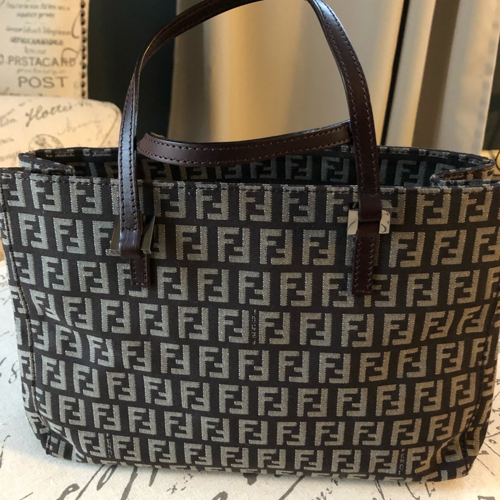 Authentic Fendi Zucchino Bag